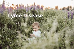 young boy outside lyme disease
