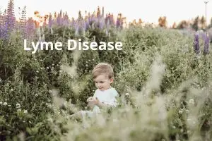 young boy outside lyme disease