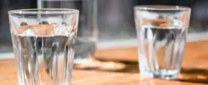 water glasses