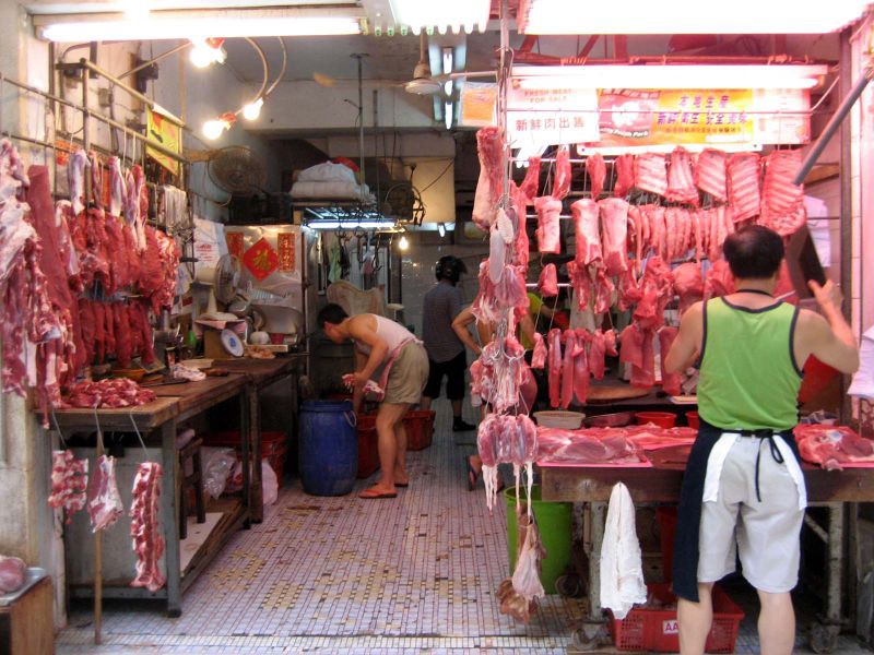 chinese meat market