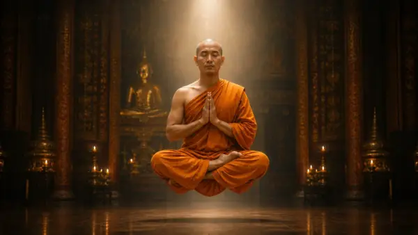 Bhuddist monk Image